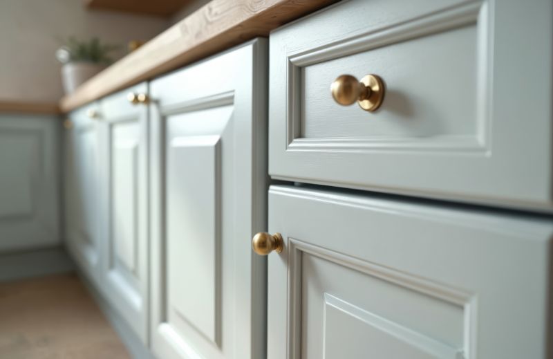 Cherry Cabinet Refacing in Terre Haute, IN